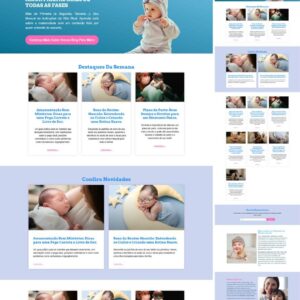Template Para Blog do Nicho de Maternidade