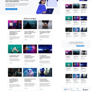 Template de Blog de Tecnologia